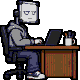 THE TECH LEAD, pixel-art sprite